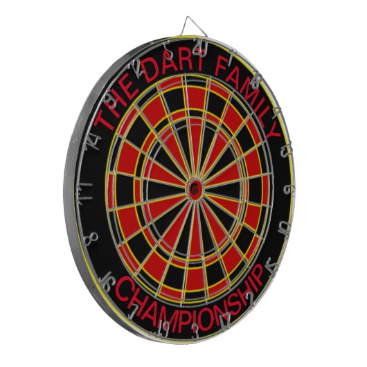Creëer Uw eigen DOUANEPRODUCT een dartboard Dartbord (Voorkant Links)