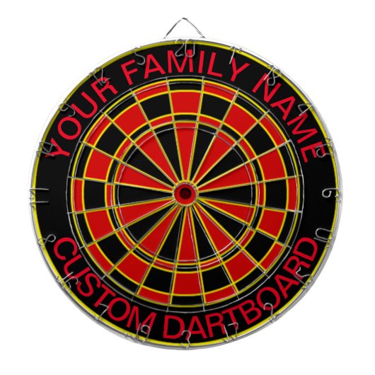 Creëer Uw eigen DOUANEPRODUCT een dartboard Dartbord (Voorkant)