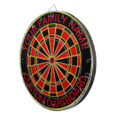 Creëer Uw eigen DOUANEPRODUCT een dartboard Dartbord (Voorkant Rechts)