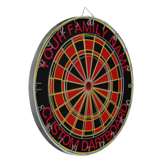 Creëer Uw eigen DOUANEPRODUCT een dartboard Dartbord (Voorkant Links)