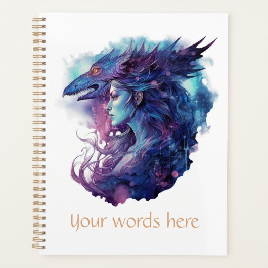 Creëer Uw eigen drakengodin Planner (Voorkant)