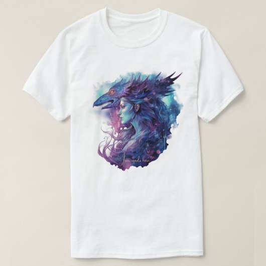 Creëer Uw eigen drakengodin T-shirt (Design voorkant)