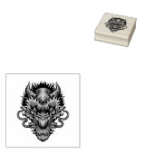 Creëer Uw eigen Drakenhoofd Rubberstempel (Gestempeld)