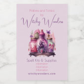 Creëer Uw eigen drankflessen apotheker Voedselcontainer Etiket (Enkel label)