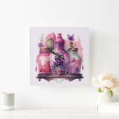 Creëer Uw eigen drankflessen Vierkante Klok (Huis)