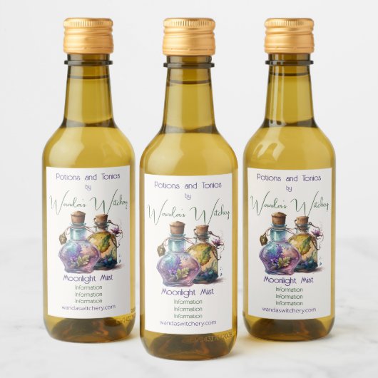 Creëer Uw eigen drankflessen Wijn Etiket (Flessen)