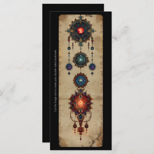 Creëer Uw eigen Dreamcatcher Mandalas Bladwijzer (Voorkant / Achterkant)