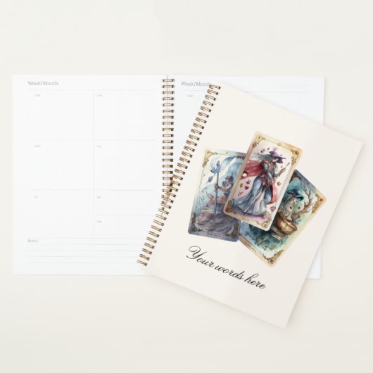 Creëer uw eigen drie Tarot Kaarten Planner (Display)
