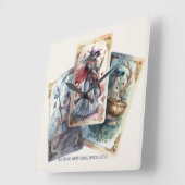 Creëer uw eigen drie Tarot Kaarten Vierkante Klok (Hoek)