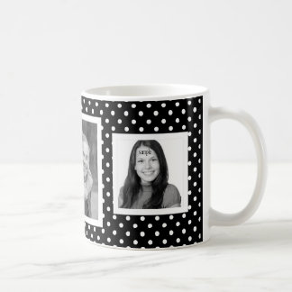 Creëer uw eigen drie vierkantsfoto's koffiemok