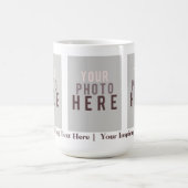 Creëer Uw eigen driedubbele Afbeelding fotosjabloo Koffiemok (Center)