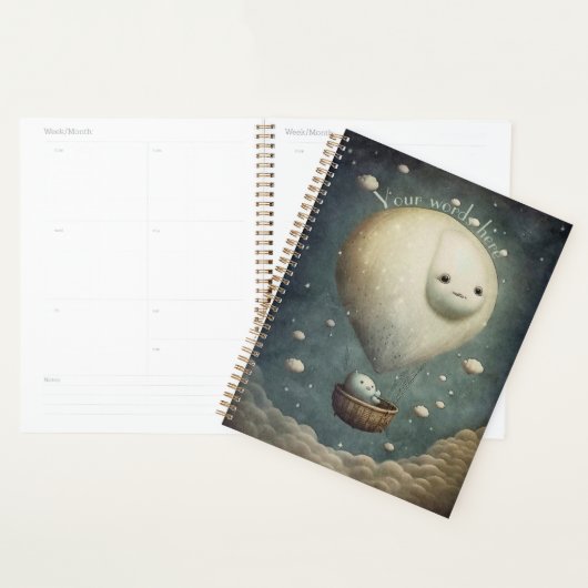 Creëer Uw eigen dromerige heteluchtballonrit Planner (Display)