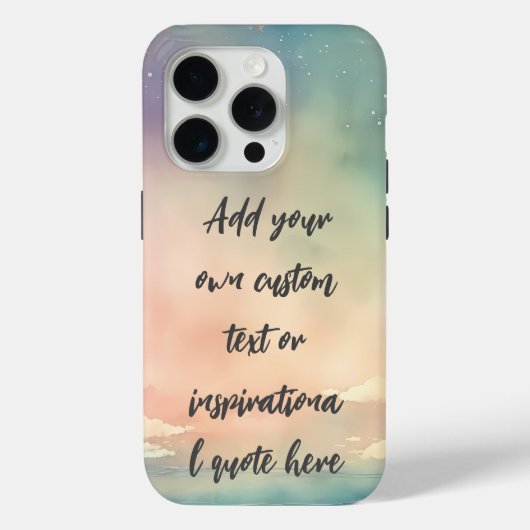 Creëer Uw eigen dromerige oceaan Motivatie citaat Case-Mate iPhone Case (Achterkant)