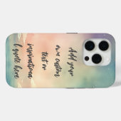 Creëer Uw eigen dromerige oceaan Motivatie citaat Case-Mate iPhone Case (Achterkant (horizontaal))