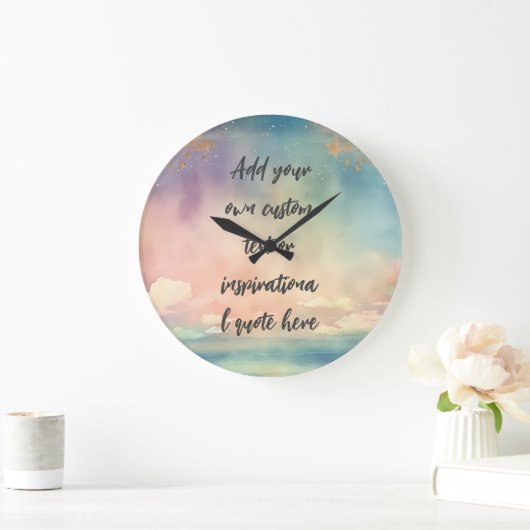 Creëer Uw eigen dromerige oceaan Motivatie citaat Grote Klok (Huis)