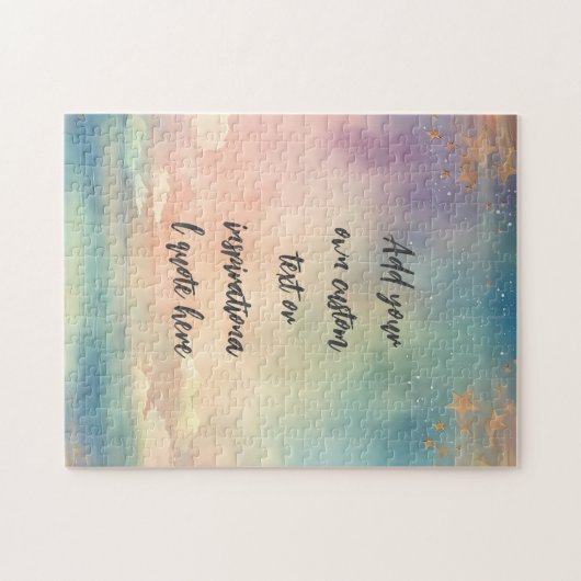 Creëer Uw eigen dromerige oceaan Motivatie citaat Legpuzzel (Horizontaal)