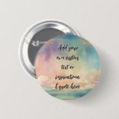 Creëer Uw eigen dromerige oceaan Motivatie citaat Ronde Button 5,7 Cm (Voorkant /achterkant)