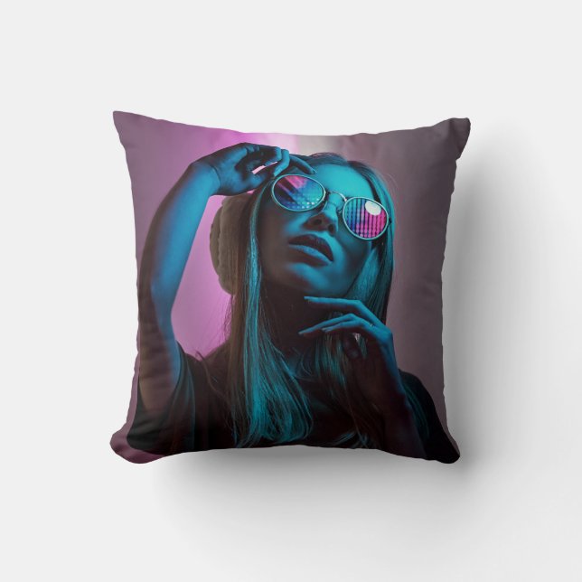 Creëer Uw Eigen Dubbelzijdige Volledige Foto Kussen (Voorkant)