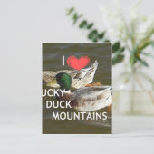 Creëer Uw eigen Ducky-eenden bergen. Briefkaart (Staand voorkant)