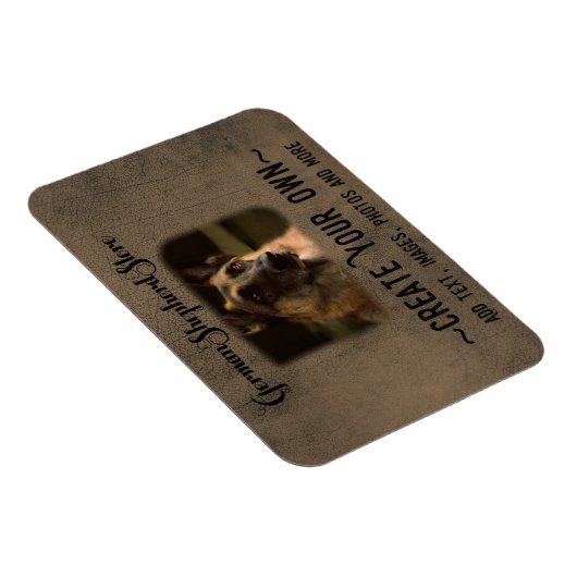 Creëer Uw eigen Duitse Herdermagneet Magneet (Rechterzijde)