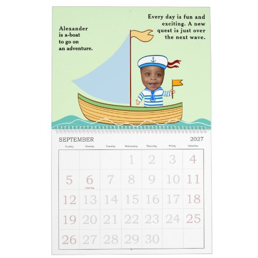 Creëer Uw eigen Easy Story Book Adventure Kalender (Sep 2027)