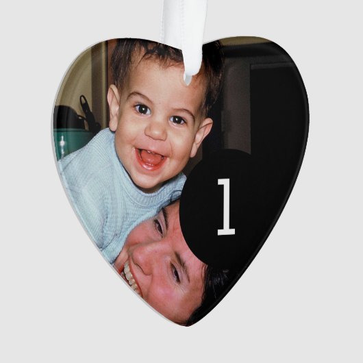 Creëer uw eigen eenvoudige 2 afbeeldingen hartstij ornament (voorkant)