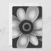 Creëer uw eigen eenvoudige B & W Retro Flower Kaart (Achterkant)