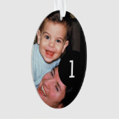 Creëer Uw eigen Eenvoudige Eenvoudige 2 afbeelding Ornament (voorkant)