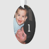 Creëer Uw eigen Eenvoudige Eenvoudige 2 afbeelding Ornament (voorkant)