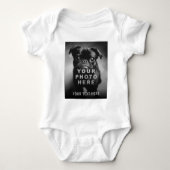 Creëer Uw eigen Eenvoudige foto- en aangepaste tek Romper (Voorkant)