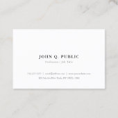 Creëer uw eigen eenvoudige, geavanceerde, eenvoudi visitekaartje (Achterkant)