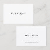 Creëer uw eigen eenvoudige, geavanceerde, eenvoudi visitekaartje (Voorkant / Achterkant)