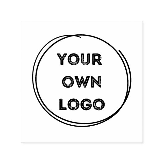 Creëer uw eigen eenvoudige, moderne, aangepaste be zelfinktende stempel (Design)