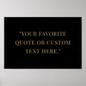 Creëer uw eigen eenvoudige moderne aangepaste offe poster (Voorkant)