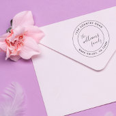 Creëer Uw eigen eenvoudige, moderne retouradres Zelfinktende Stempel