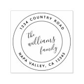 Creëer Uw eigen eenvoudige, moderne retouradres Zelfinktende Stempel (Design)