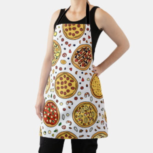 Creëer Uw eigen eenvoudige pizza print Schort