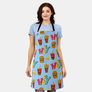 Creëer Uw eigen eenvoudige pizza print Schort