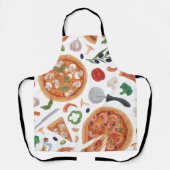 Creëer Uw eigen eenvoudige pizza print Schort (Voorkant)