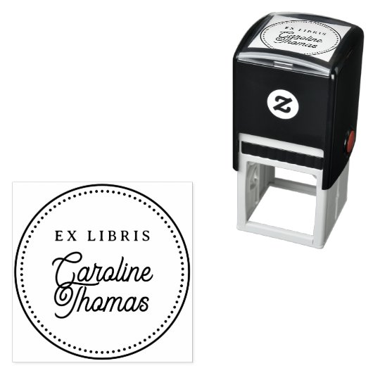 Creëer Uw eigen Eenvoudige Script Ex Libris-naam Zelfinktende Stempel (In situ)