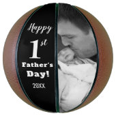 Creëer Uw eigen eerste Vaderdag Aangepaste foto Basketbal (Verticaal)