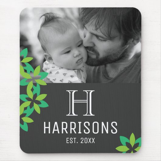 Creëer Uw eigen eerste Vaderdag foto Muismat (Voorkant)