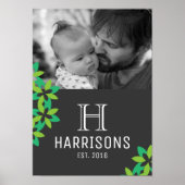 Creëer Uw eigen eerste Vaderdag foto Poster (Voorkant)