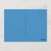 Creëer uw eigen effen kleur glanzend Briefkaart (Achterkant)