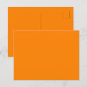 Creëer uw eigen effen kleur glanzend Briefkaart (Voorkant / Achterkant)