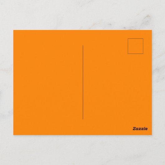 Creëer uw eigen effen kleur glanzend Briefkaart (Achterkant)