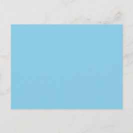 Creëer uw eigen effen kleur glanzend Briefkaart