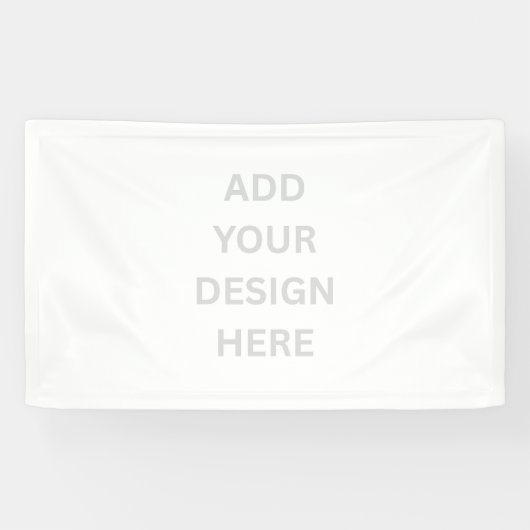 Creëer Uw Eigen Eigen Ontwerp Vinyl Banner 3' x 5' (Horizontaal)
