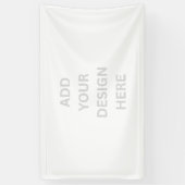 Creëer Uw Eigen Eigen Ontwerp Vinyl Banner 3' x 5' (Verticaal)