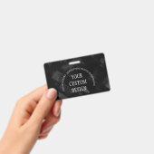 Creëer uw eigen eigen, op maat ontworpen badge (Handheld)